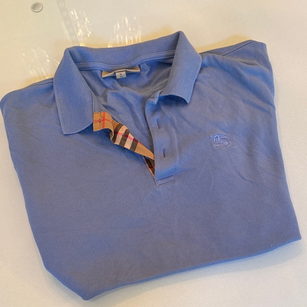 Burberry polo shirt Burberry men’s collared shirt Burberry check XL